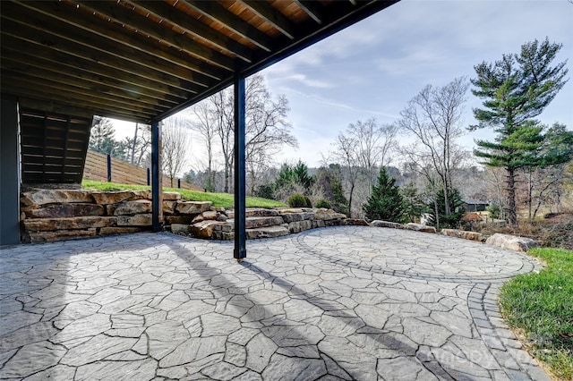 view of patio