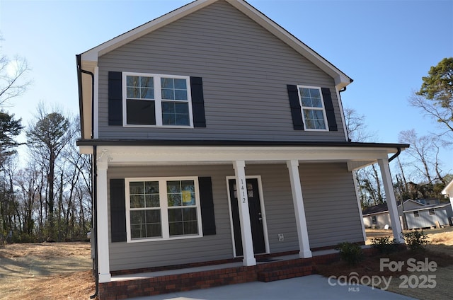 view of front of property