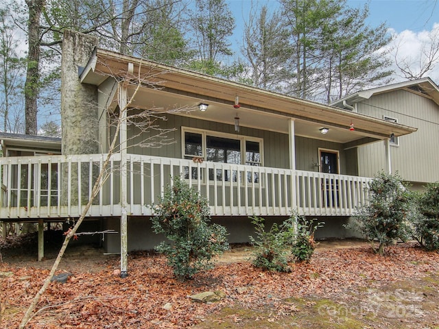 view of rear view of house