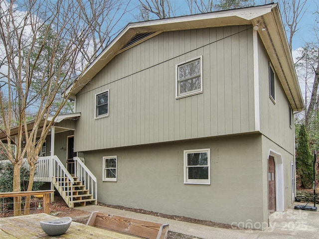 view of back of property