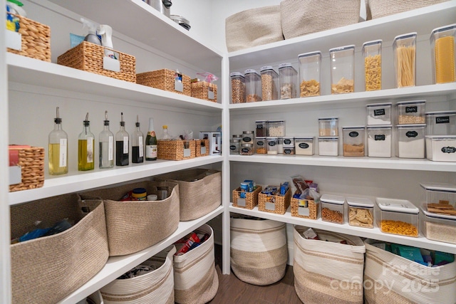 view of pantry