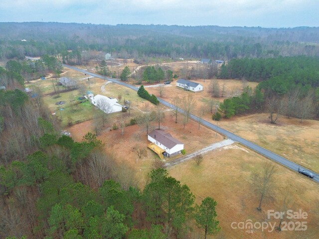 drone / aerial view featuring a rural view