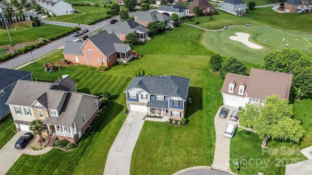 137 Tenth Green Ct, Statesville, NC 28677 - aerial view of residential area with a golf club