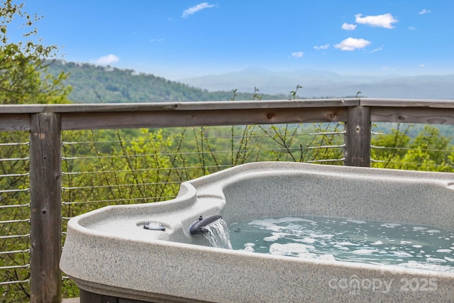 114 Spruce Hollow Rd, Beech Mountain, NC 28604 - exterior view of a mountain backdrop
