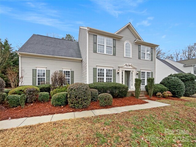609 Sunset Point Dr, Rock Hill, SC 29732 - colonial home featuring a front lawn