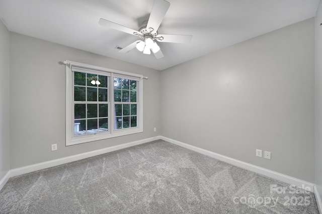 907 Thorn Ridge Ln, Lake Wylie, SC 29710 - unfurnished room with baseboards, carpet, and a ceiling fan