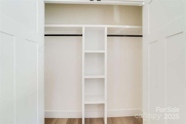 view of closet