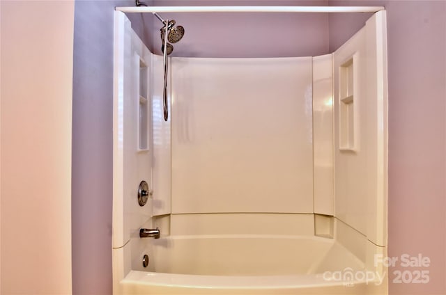 full bathroom featuring shower / bathtub combination