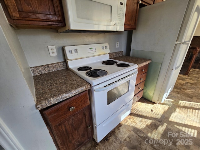 kitchen with white appliances