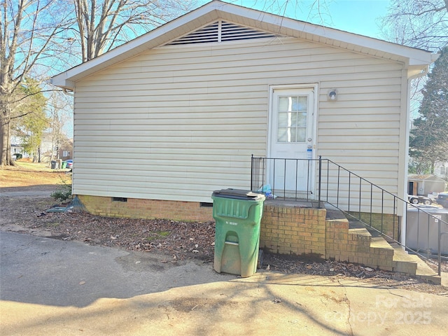 view of side of property