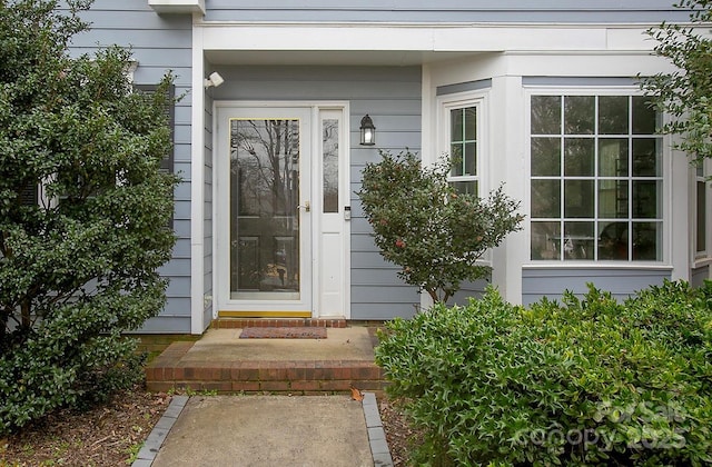 view of entrance to property