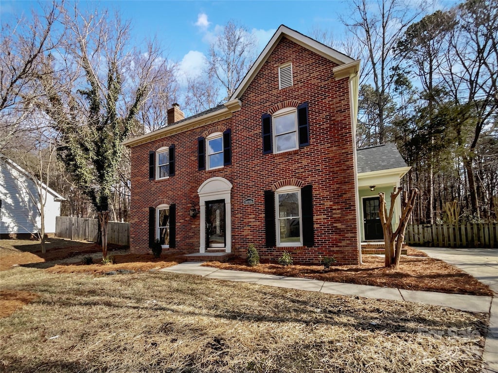 10906 Falls Branch Ln, Charlotte, NC 28214 - view of front of home featuring a front lawn