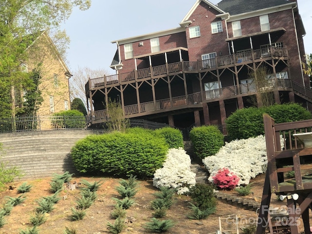 view of rear view of house