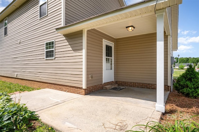 view of entrance to property