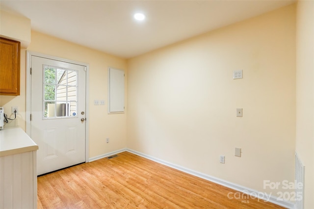 1461 Flintwood Dr, Rock Hill, SC 29732 - doorway with light hardwood / wood-style flooring