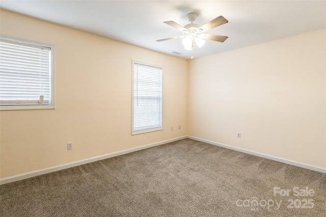 1461 Flintwood Dr, Rock Hill, SC 29732 - carpeted spare room with ceiling fan