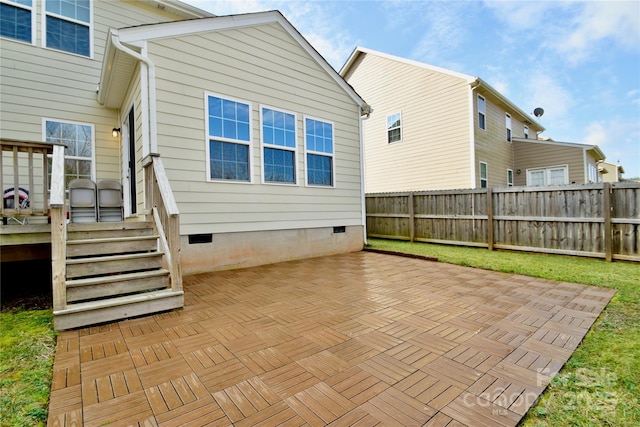 back of house with a patio area