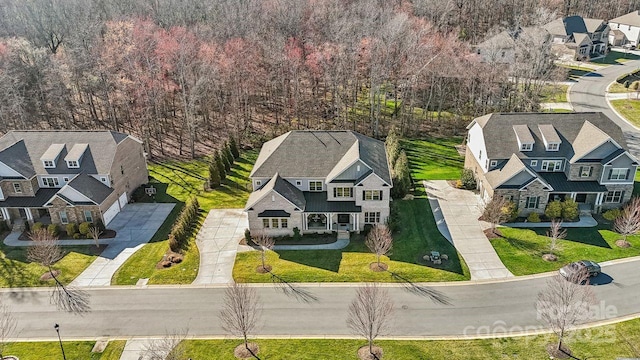 bird's eye view featuring a residential view