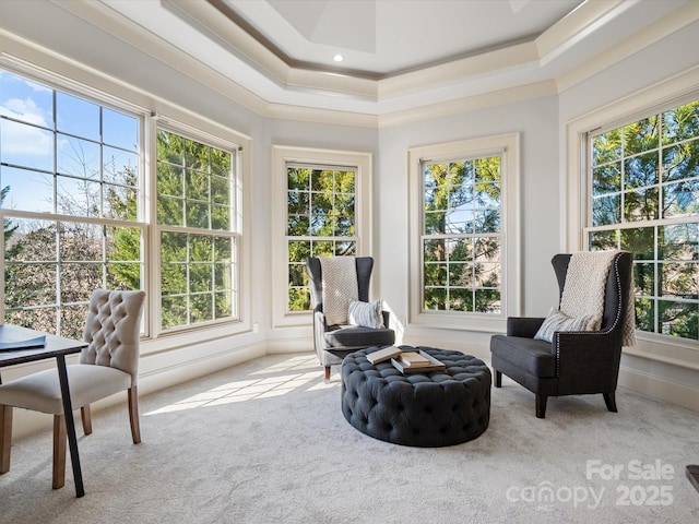 sunroom / solarium with a healthy amount of sunlight