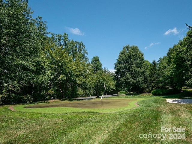 surrounding community featuring a yard