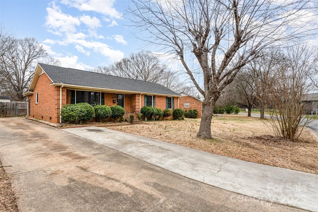 view of ranch-style house