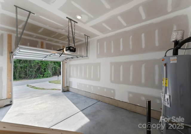 2825 New Pineola Rd Unit 7A, Charlotte, NC 28208 - garage with electric water heater and a garage door opener