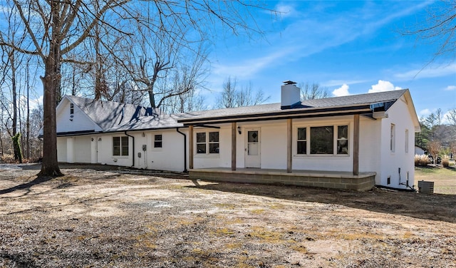 view of front of home featuring cooling unit