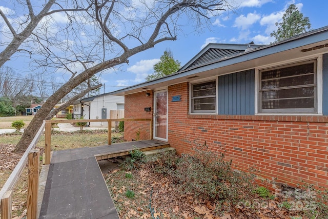 view of front of home