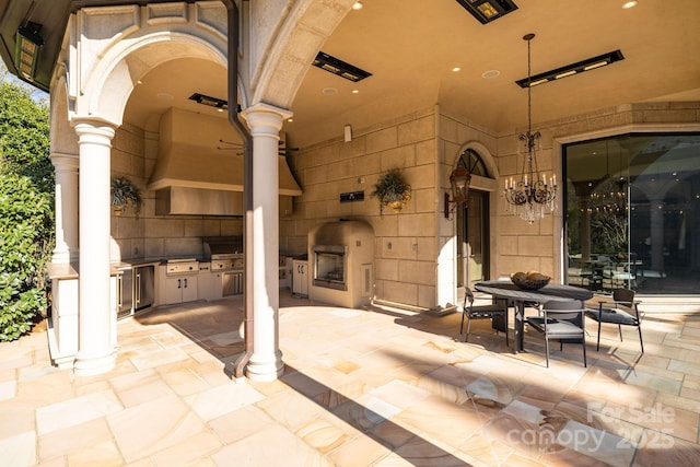 2725 Windsor Rd, Winston Salem, NC 27104 - view of patio with area for grilling and outdoor dining space