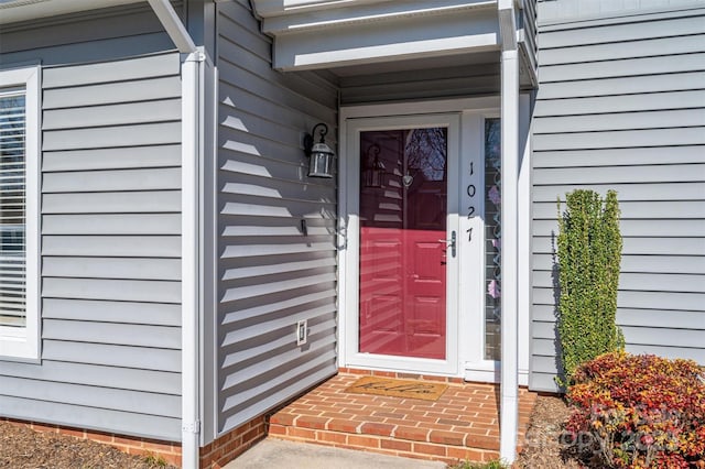 view of entrance to property