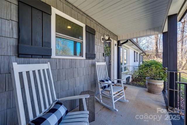 view of patio / terrace featuring a porch