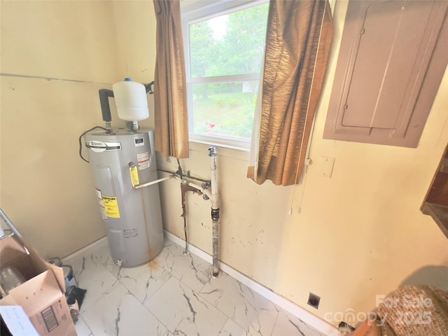 108 Meadowview Pl, Lenoir, NC 28645 - utility room featuring electric water heater and electric panel