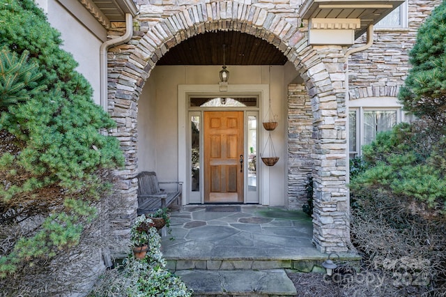 view of entrance to property