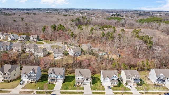 bird's eye view featuring a residential view