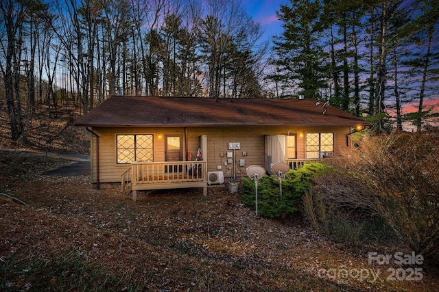 view of front of home