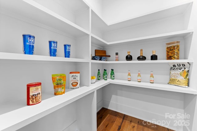 view of pantry