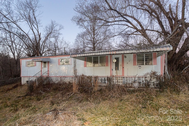 view of front of home