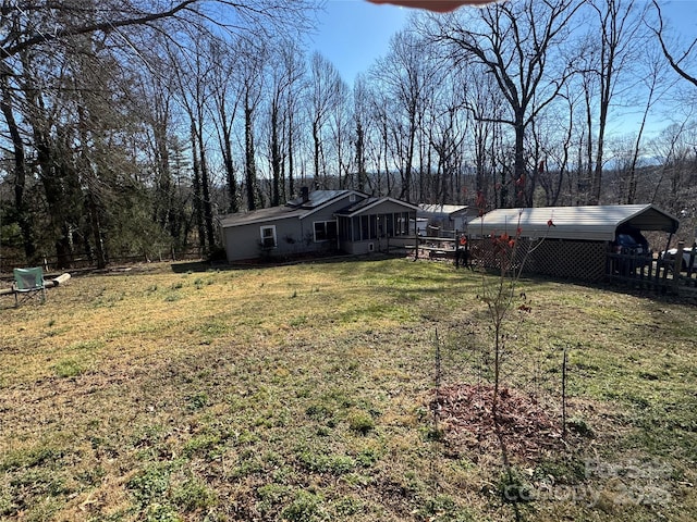 17 Jenny St, Asheville, NC 28806 - view of yard with a sunroom