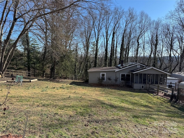17 Jenny St, Asheville, NC 28806 - view of yard with a sunroom