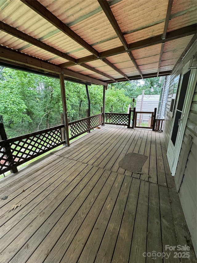 17 Jenny St, Asheville, NC 28806 - view of wooden terrace