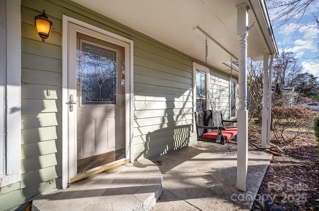 view of property entrance