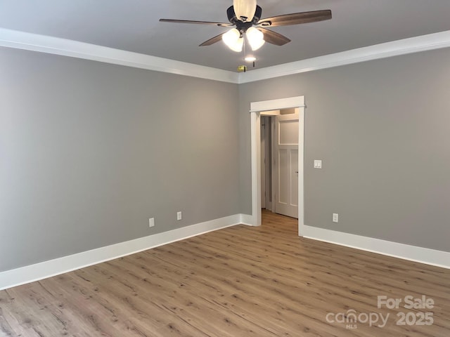 7221 Static Way Unit 13, Sherrills Ford, NC 28673 - unfurnished room featuring a ceiling fan, wood finished floors, and baseboards
