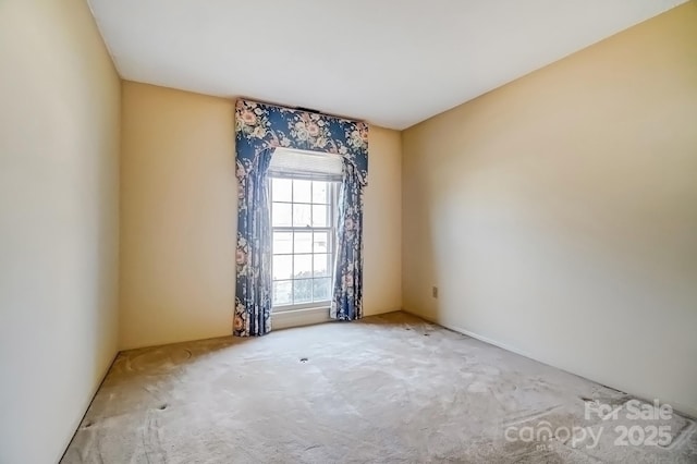 empty room with carpet floors