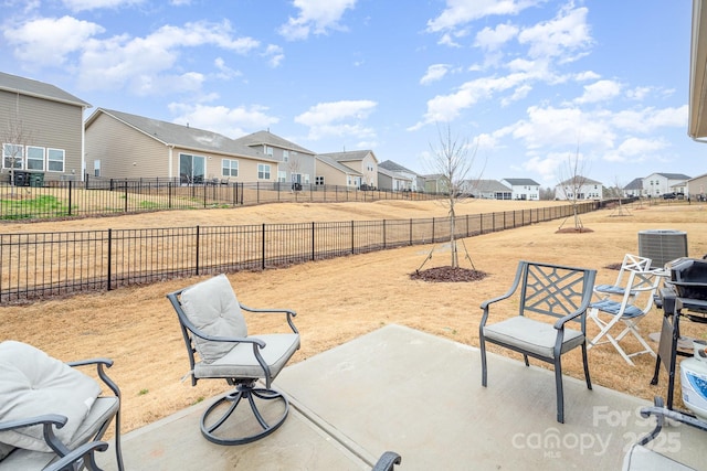 view of patio / terrace with cooling unit