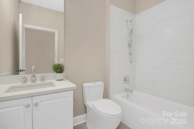 409 Running Horse Ln, Waxhaw, NC 28173 - full bath with toilet, shower / tub combination, and vanity