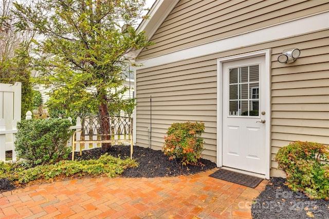 view of entrance to property