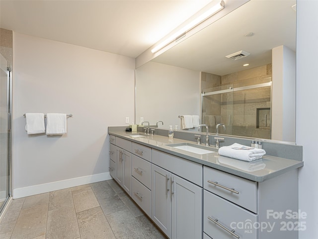 45 Asheland Ave Unit 302, Asheville, NC 28801 - bathroom featuring vanity and walk in shower
