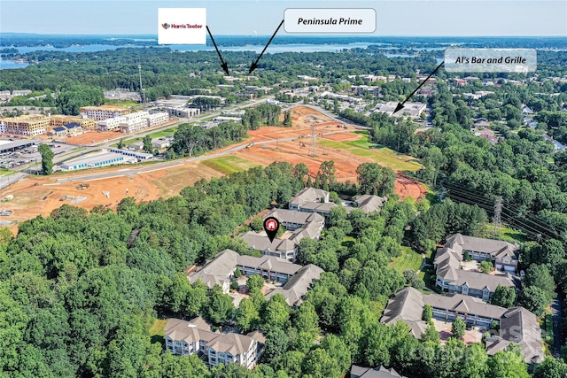 8925 Rosalyn Glen Rd, Cornelius, NC 28031 - aerial view of a heavily wooded area