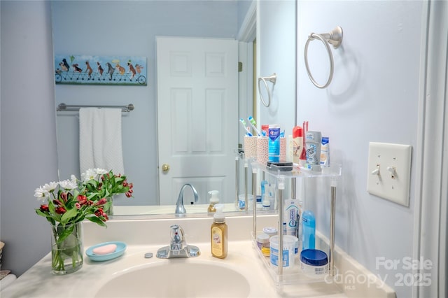 bathroom with a sink