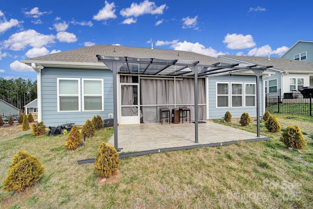 5239 Admirals Lndg, Lancaster, SC 29720 - back of house with a patio area, a yard, and a pergola